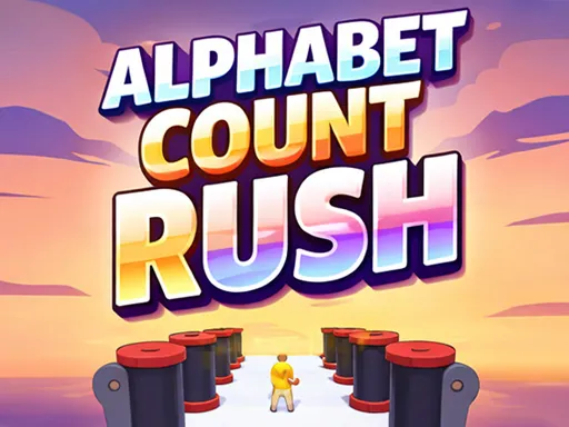 Alphabet Count Rush - Grow an alphabet army and clash with rival letters.